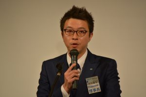 川北慶祐理事長の挨拶 色々な団体との交流の重要性などについてお話しいただきました。