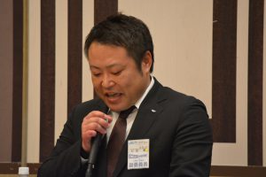 人財拡大委員会　杉田康副委員長による例会企画の趣旨説明