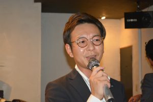 人財交流委員会　大塚大輔委員長による挨拶。 