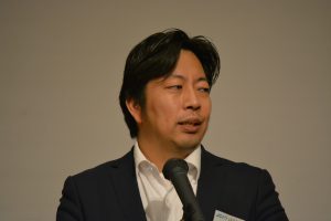 卒業生の部屋　県都振興委員会　西村雅幸　君 自身のＪＣ生活を振り返るとともに、残りのＪＣ生活への意気込みを語ってくれました。