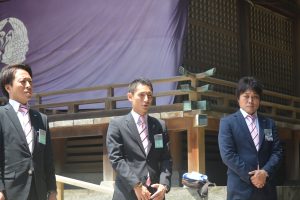 西貴之会長による結団の挨拶