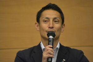 西貴之特別顧問による総評 大分ブロック大会が成功に終わったことに対するお礼と、今後の大分ブロック協議会の運動への意気込みを語ってくれました。