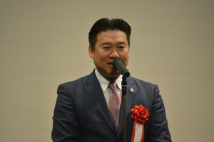 別府市長　長野恭紘様による挨拶