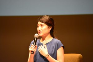 元新体操日本代表　田中琴乃　様 ＯＮＳＥＮツーリズム別府特別観光大使としてもご活躍中の田中琴乃様。 別府市出身で県外で活躍なさっている自身の御立場から、別府市の魅力などについてお話してくれました。