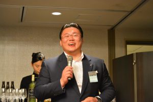 道徳教育推進委員会　中島土　統括監事 フォーラムを無事に終了し、大分青年会議所のメンバーに謝辞をいただきました。