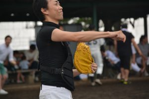 ９番　キャッチャー　梅本哲平