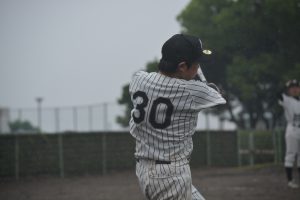 ５番赤川が、チャンスを作ります。