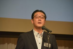 藤田千克由ＯＢ会長にご挨拶を賜りました。