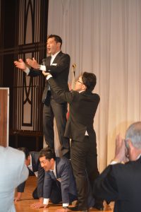 交流会の様子⑱ 岡本基先輩によるＪＣ流打ち込み