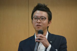 川北慶祐理事長による挨拶 ２０１７年度も残すところ、３か月強だが、原点に戻った気持ちで、残りの期間を駆け抜けようとのメッセージをいただきました。